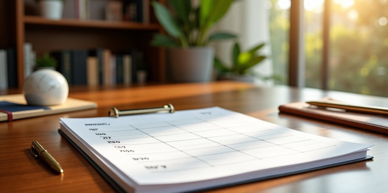 Un semainier design à imprimer pour organiser votre semaine avec élégance