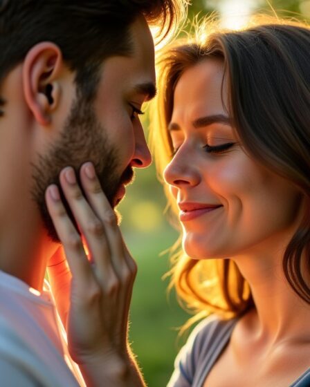 Les multiples significations du geste : quand un homme touche le visage d’une femme